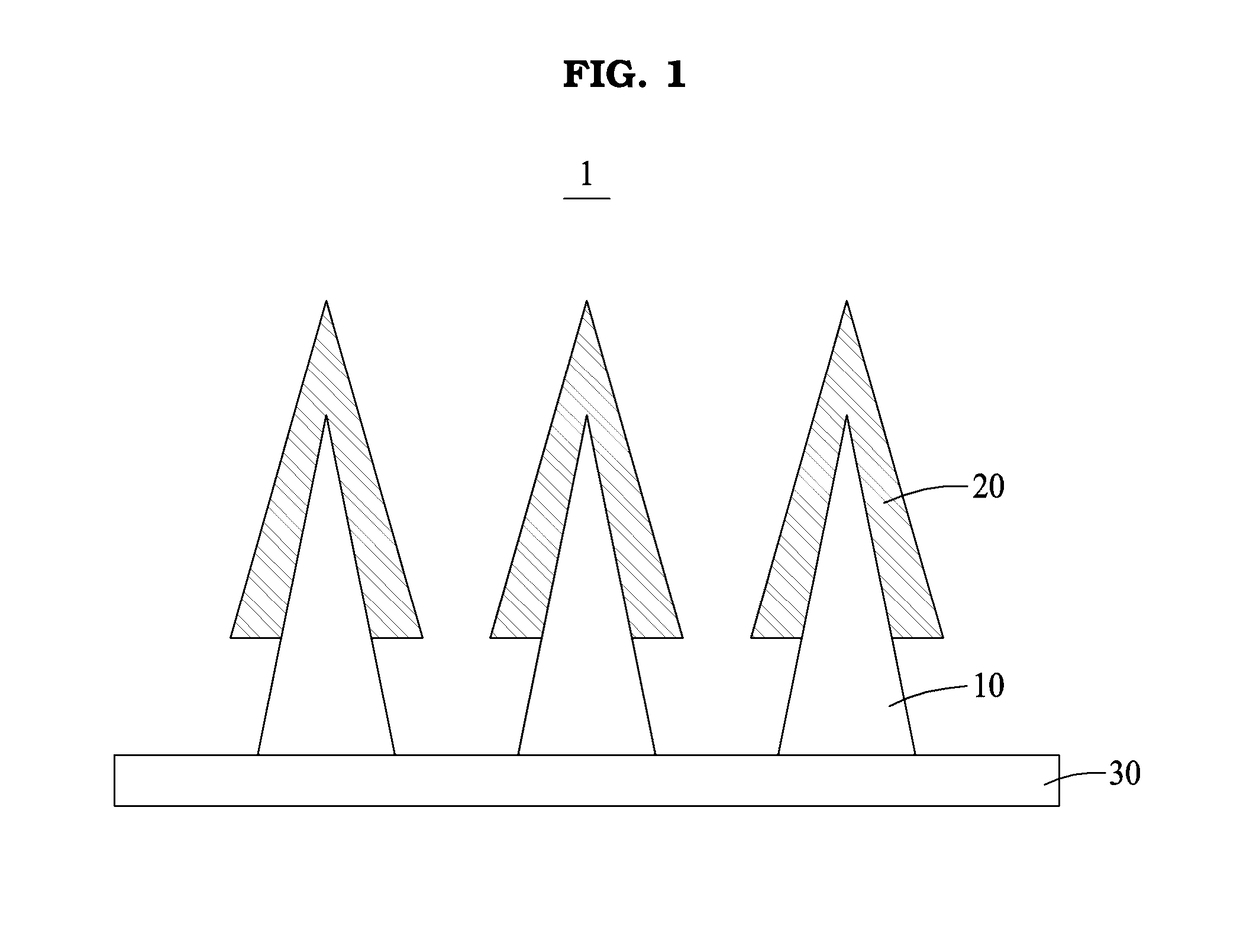 Flexible microneedle for dental material delivery and method of manufacturing the same