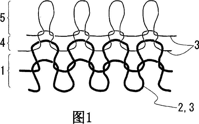 Tubular knitted fabric having opening portion in knitting terminal side and knitting method