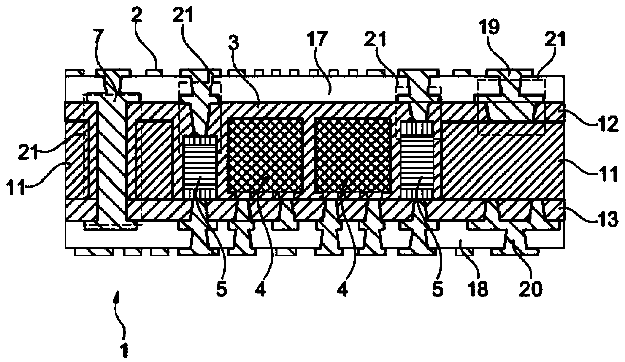 Component carrier including PID and method for manufacturing component carrier