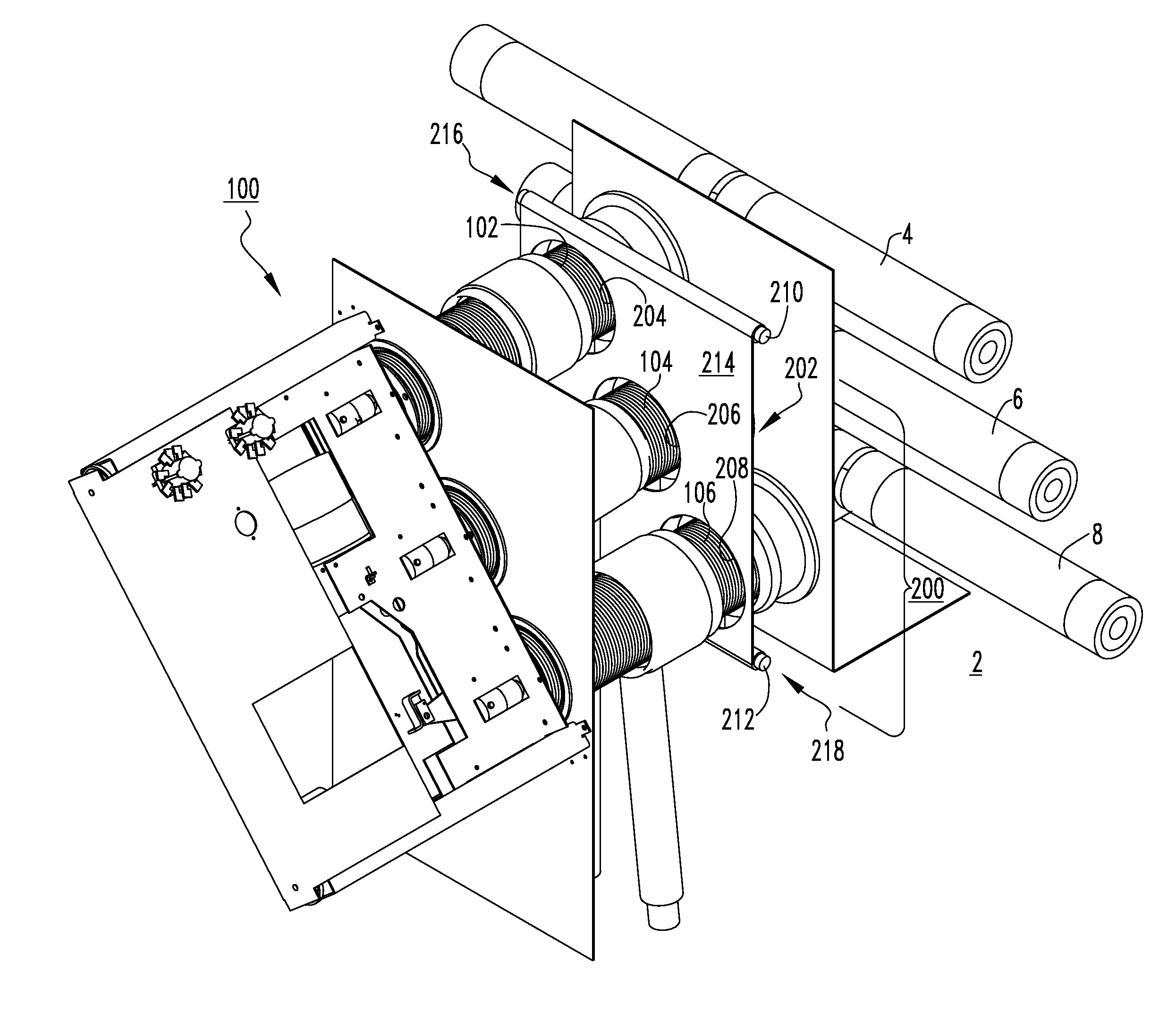 Electrical system, and electrical switching apparatus and shutter assembly therefor