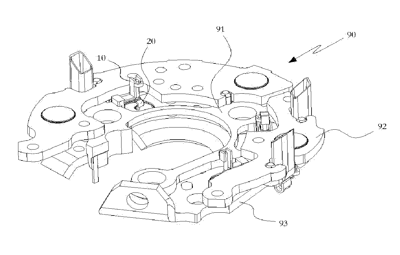 Welding Assembled Structure of Diode in Rectifier for Generator