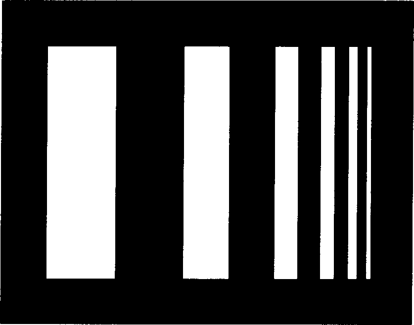 Method for testing resolution ratio of camera head