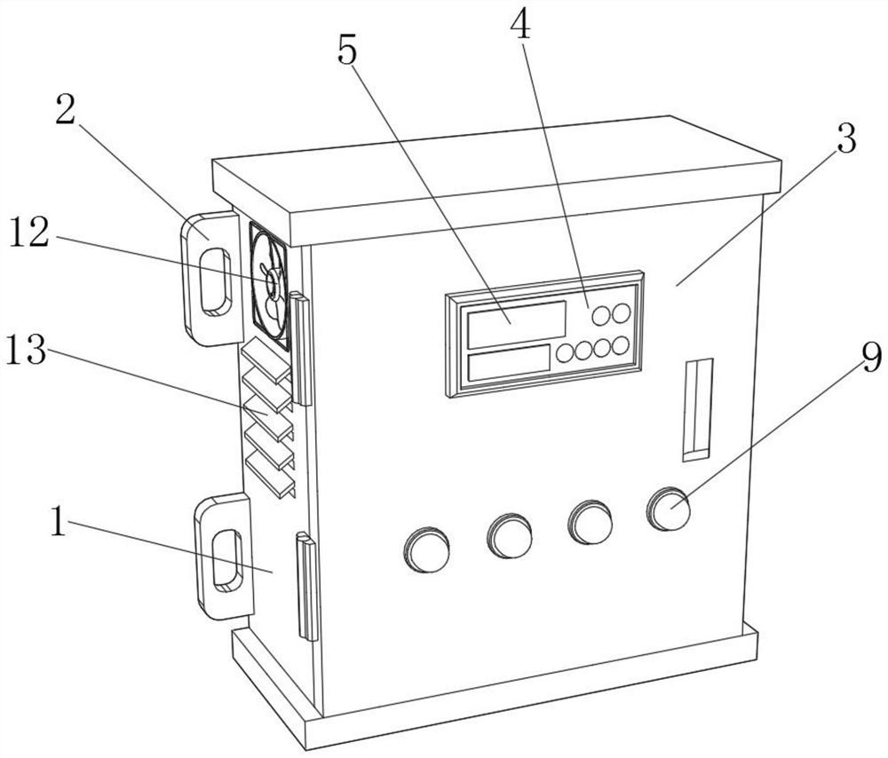Constant temperature control box convenient for setting and adjusting temperature