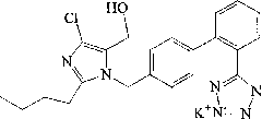 Liposome solid preparation of losartan potassium hydrochlorothiazide pharmaceutical composition