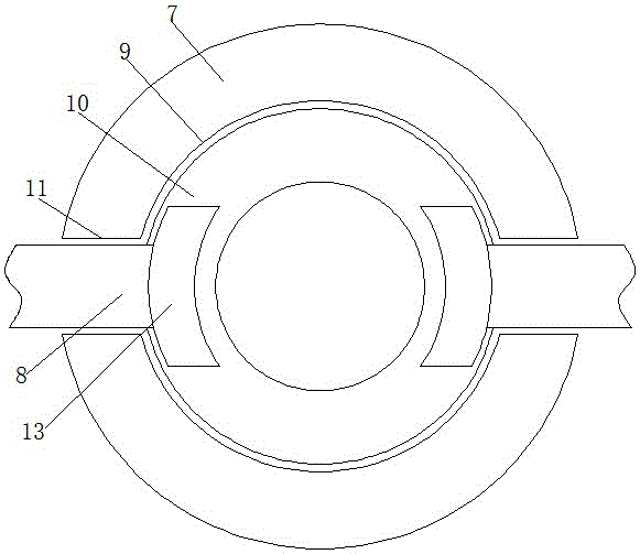 Bearing drilling device with better clamping effect