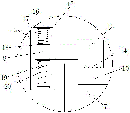 Bearing drilling device with better clamping effect