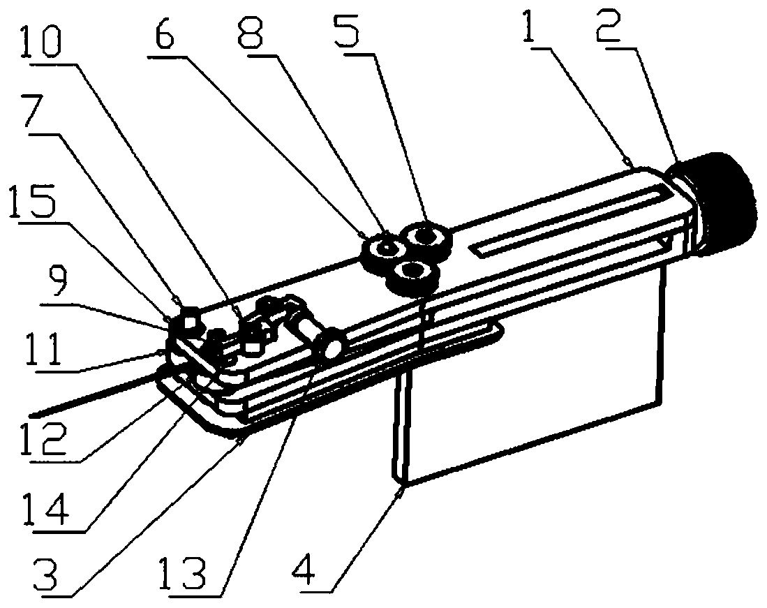 Needle extractor for acupuncture and moxibustion