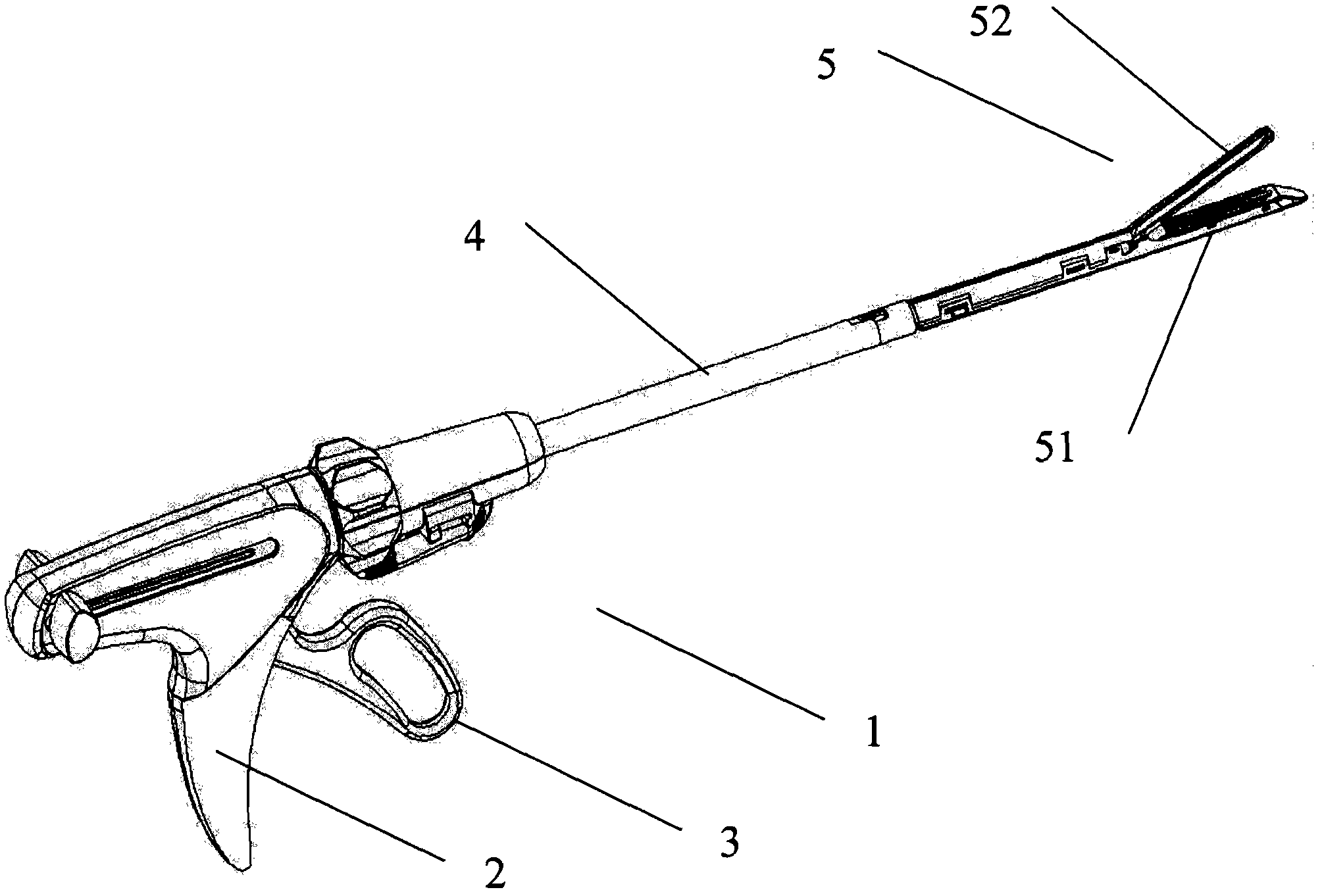 Operation cutting suture instrument and drive device thereof