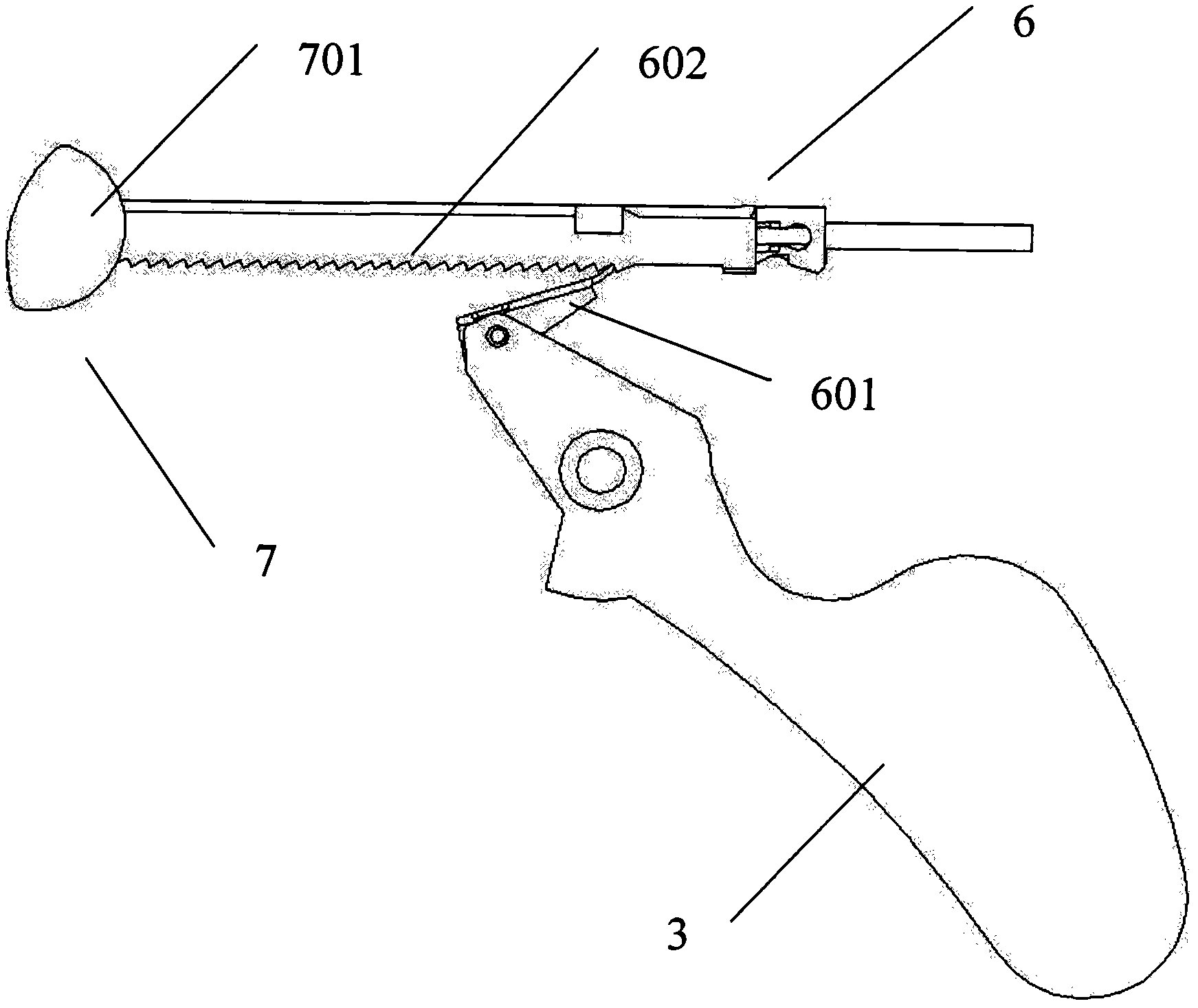 Operation cutting suture instrument and drive device thereof