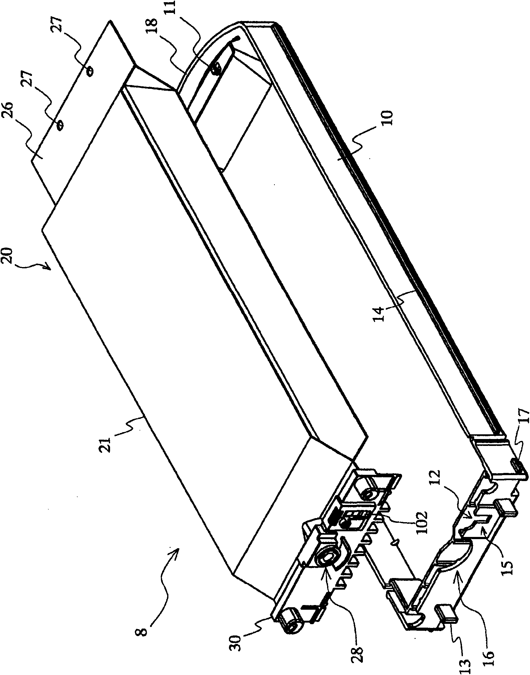 Ink bag adapter, adapter-equipped ink bag, and printing apparatus