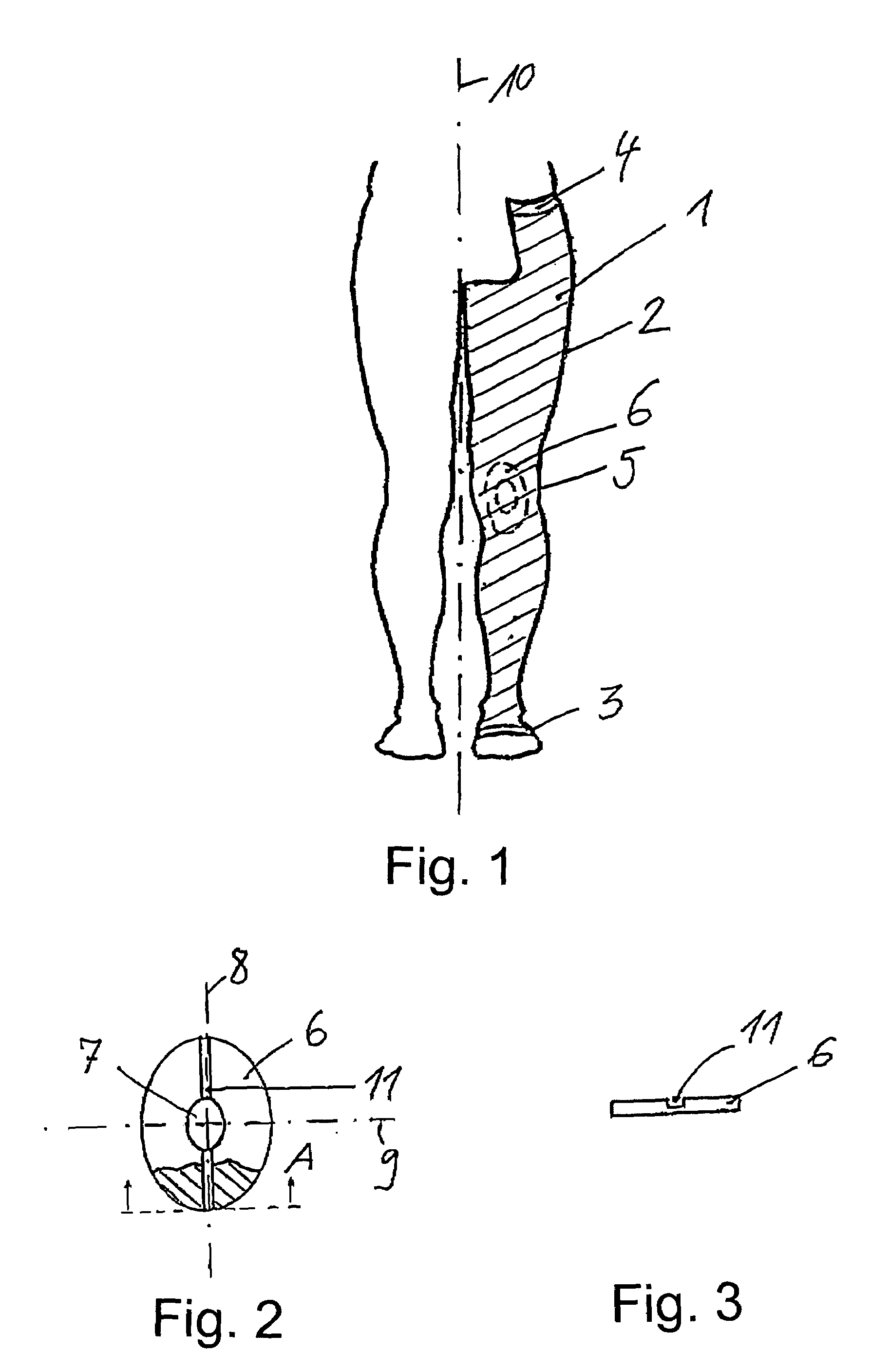 Compression support stocking with a compression support body