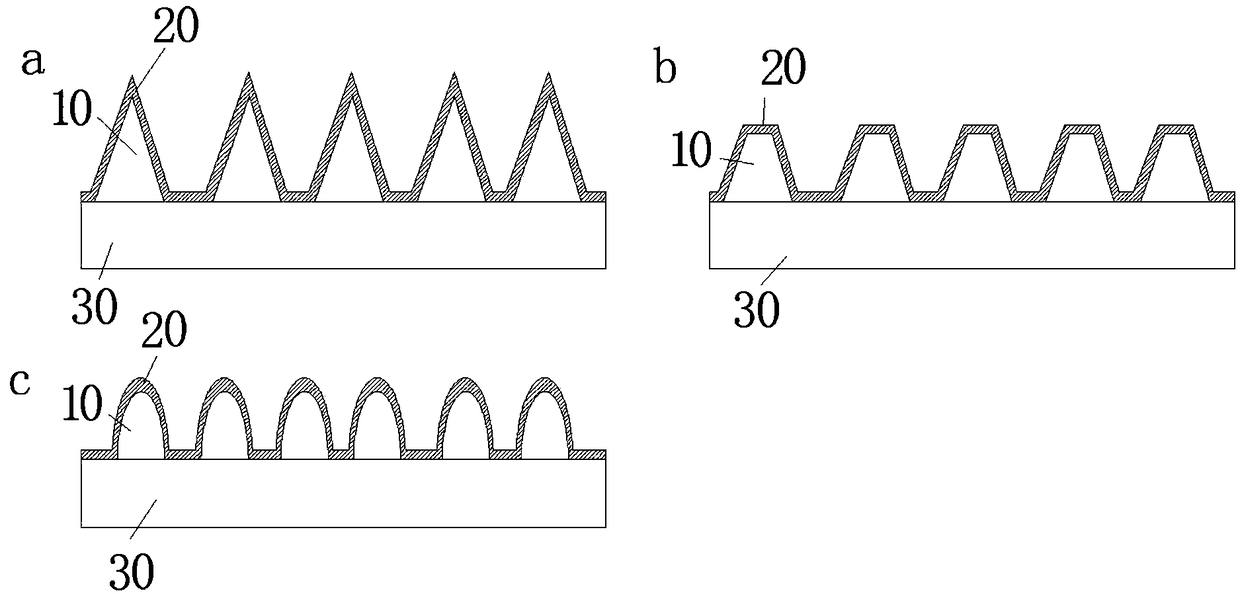 Wideband bidirectional wide-angle absorbing structure and preparation method thereof