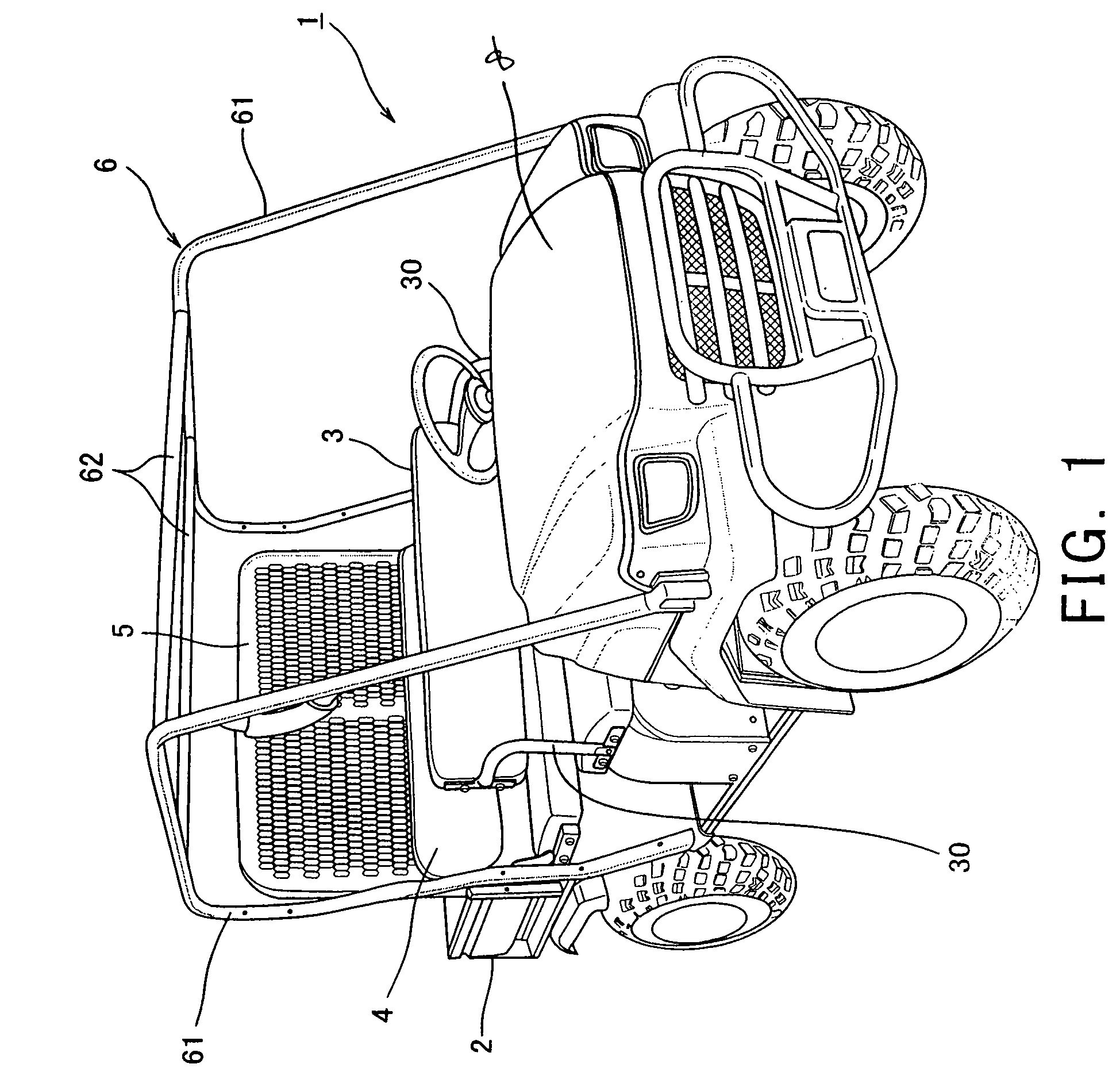 Pick-up style utility vehicle with adjustable cargo bed