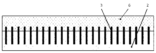 Method for fixing small column-shaped metal body arrays