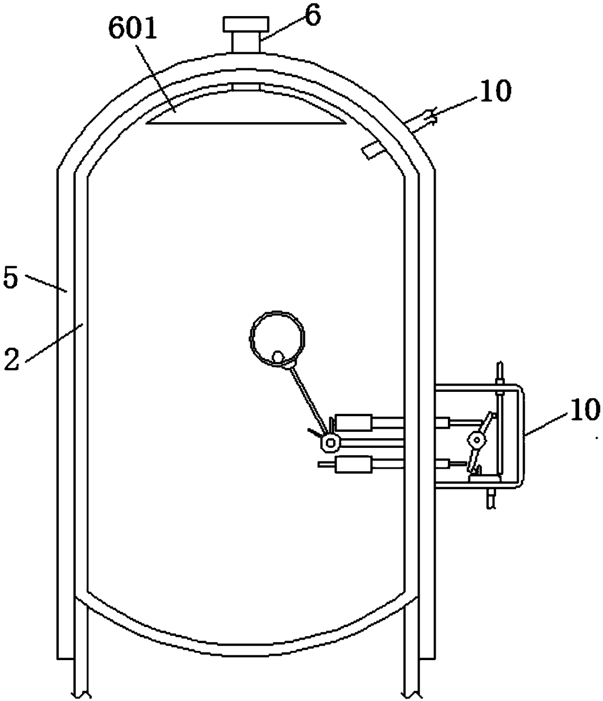 Steam boiler water supplying device