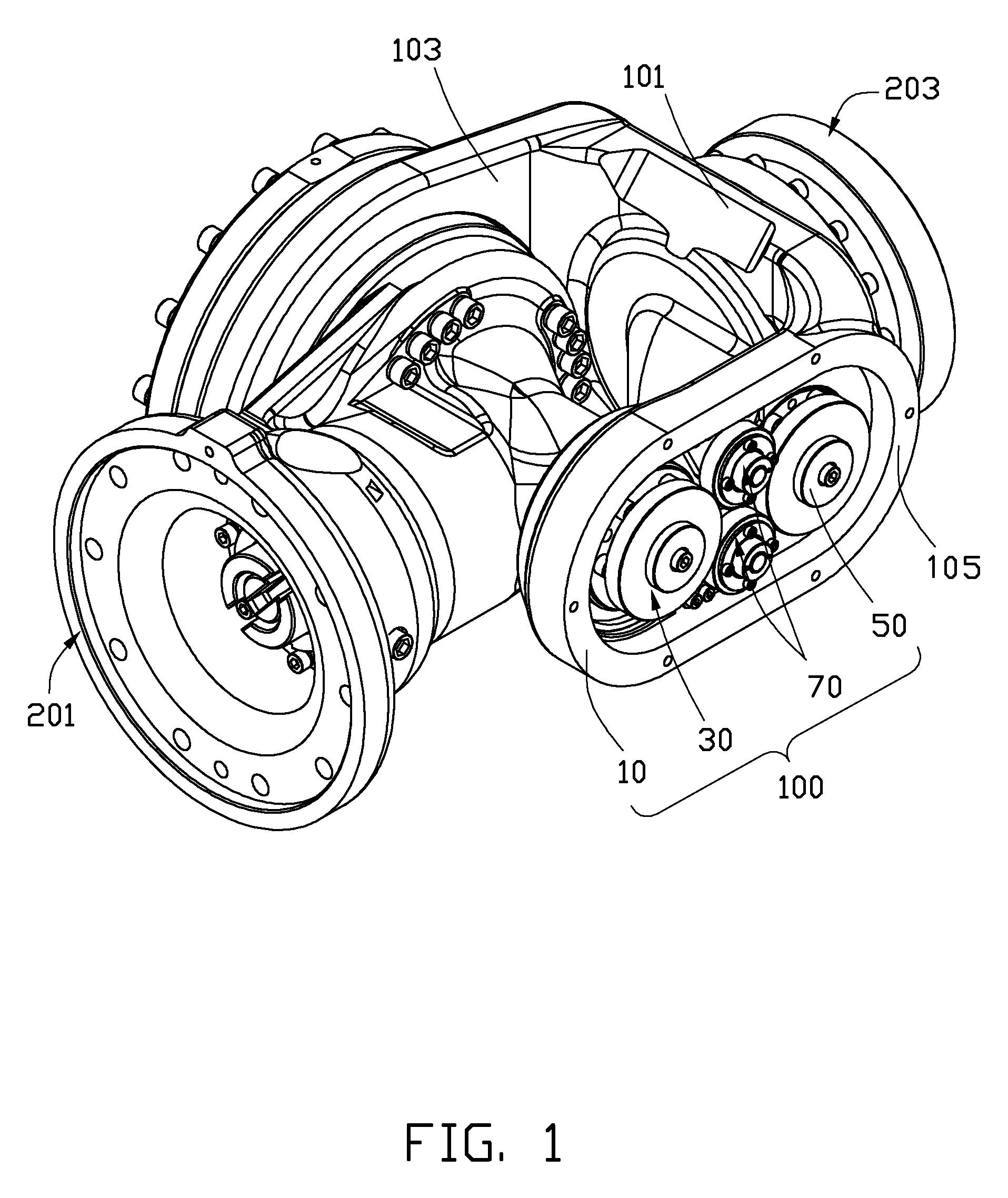 Gear transmission mechanism and robot arm connecting structure using the same