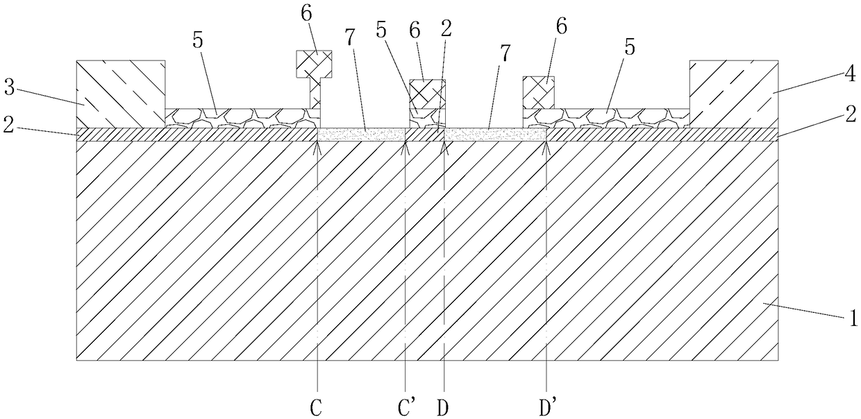 Normally closed field effect transistor