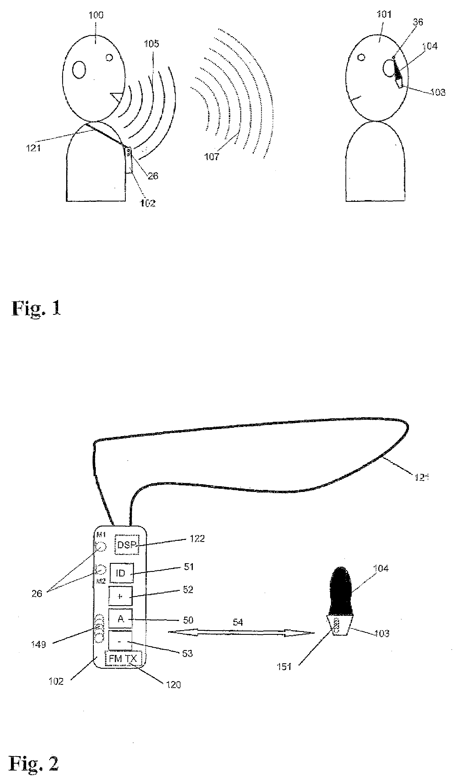 Method for adjusting a system for providing hearing assistance to a user