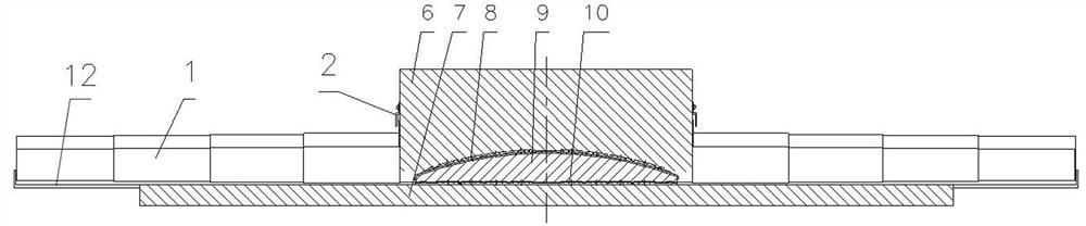 Ocean windproof bridge support