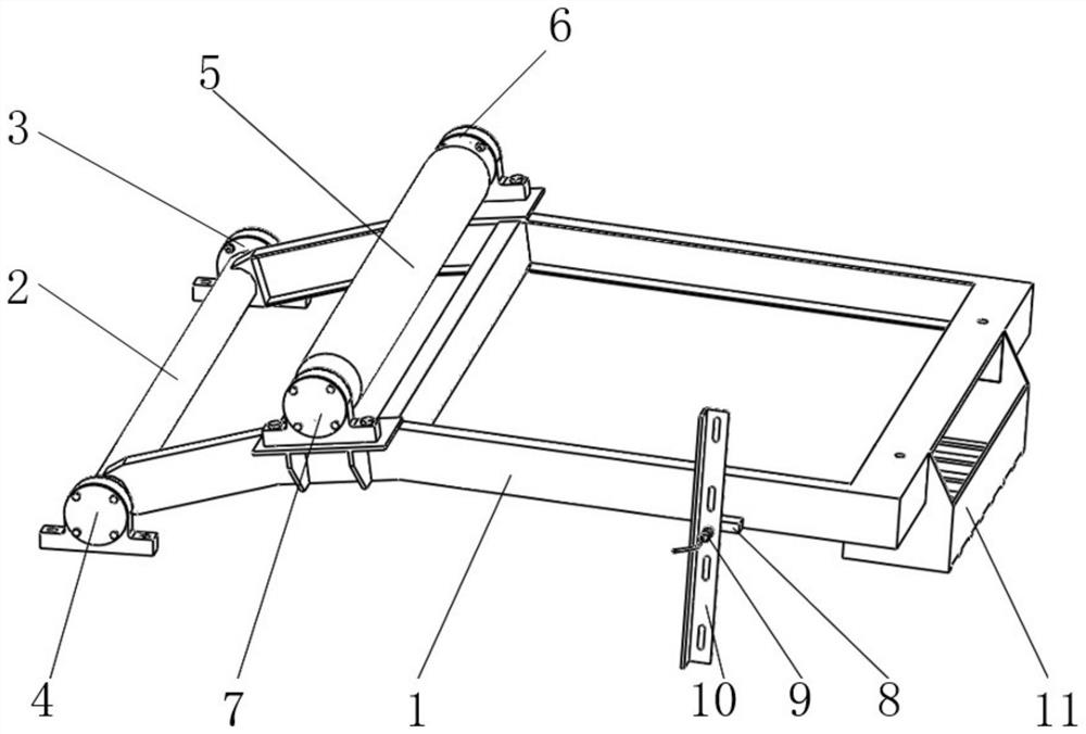 Conveyor belt tensioning device and belt conveyor