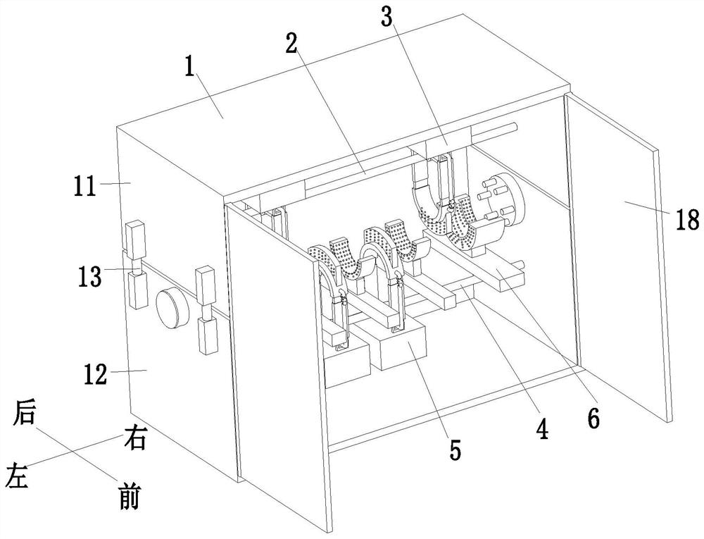 Automobile crankshaft forming post-processing device