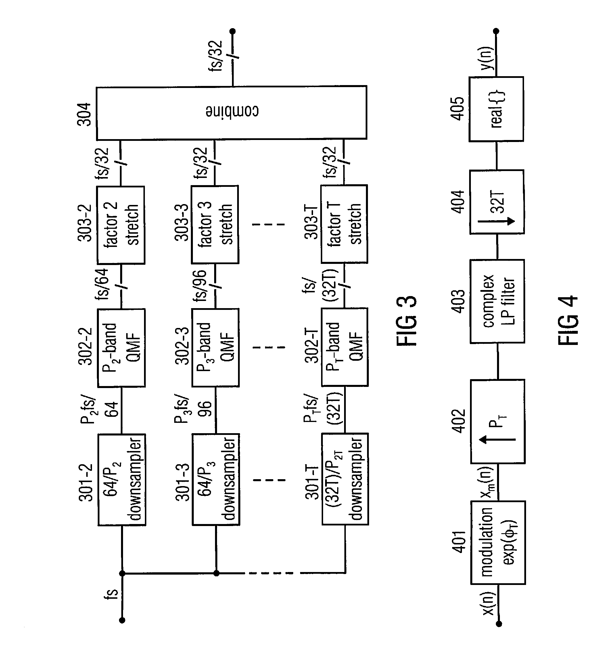 Apparatus and method for processing an input audio signal using cascaded filterbanks