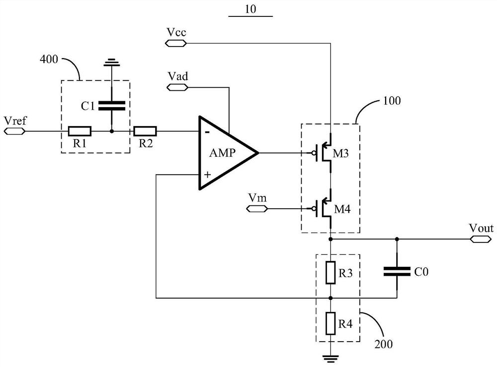 Low dropout regulator, power supply system and electronic equipment