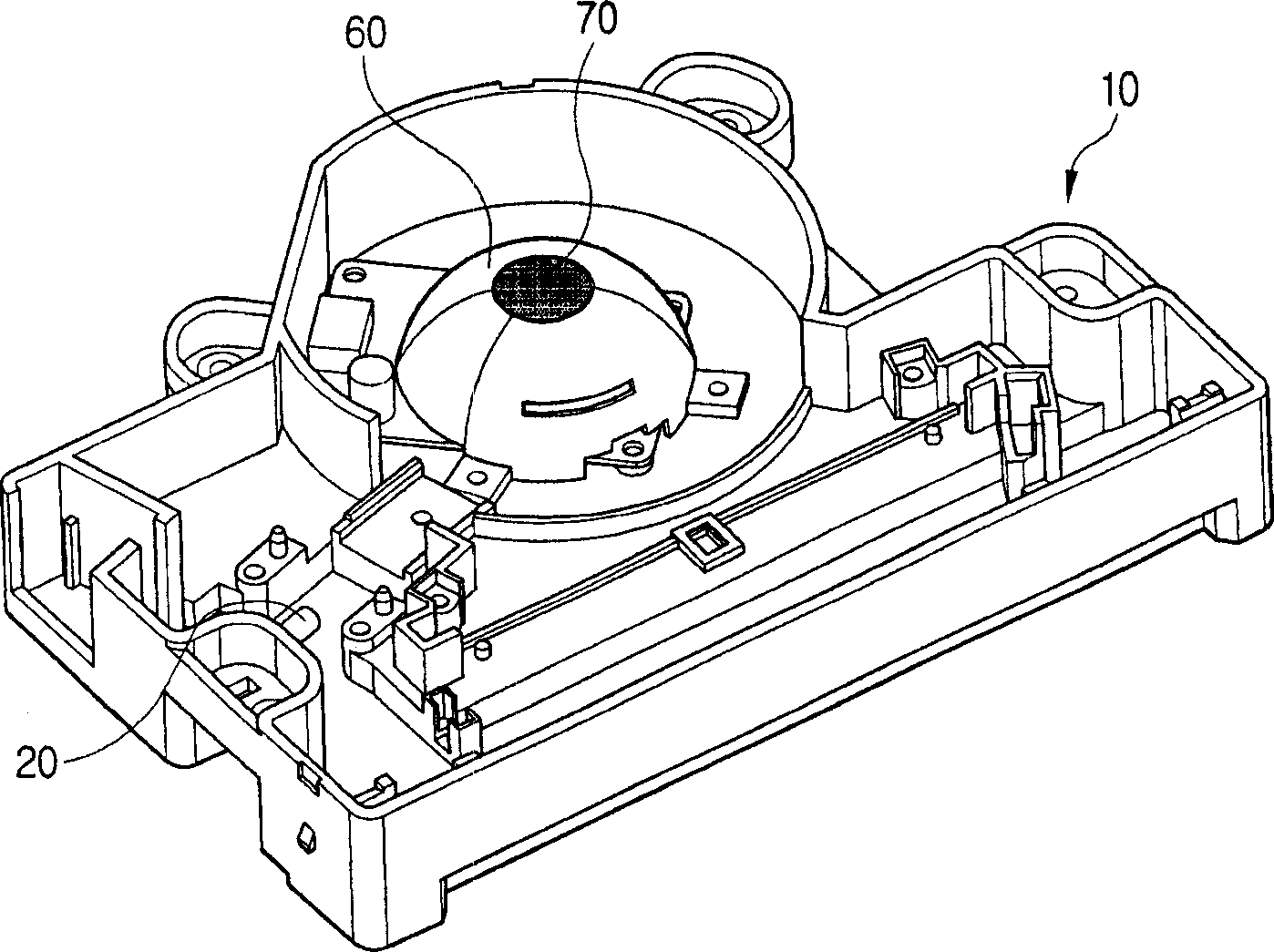 Laser scanning device