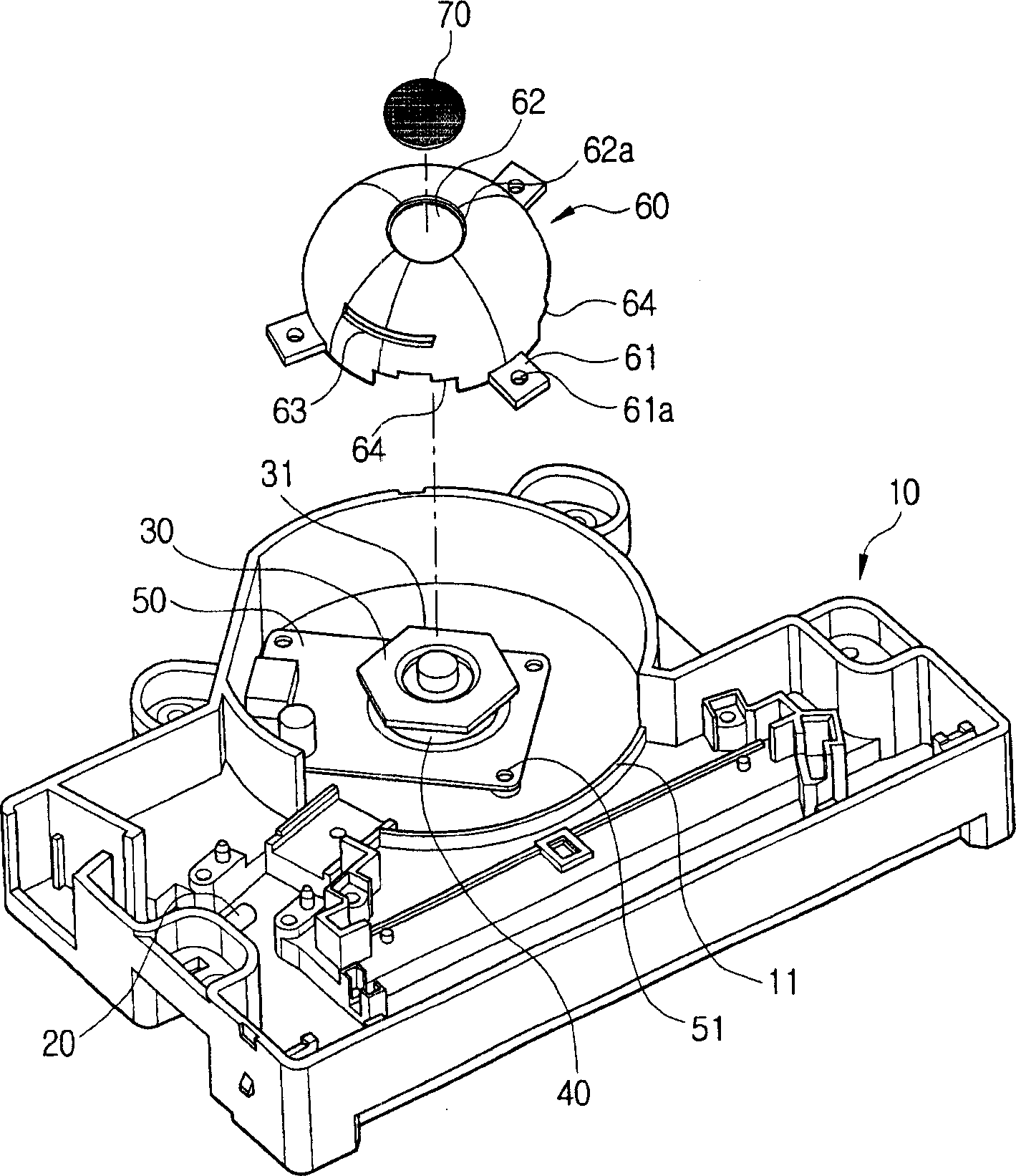 Laser scanning device