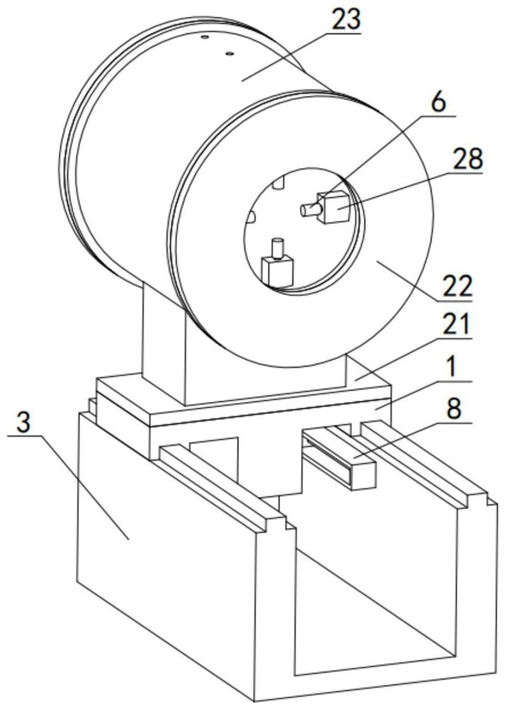 Positioning clamping device suitable for machining single-head screw pump rotor