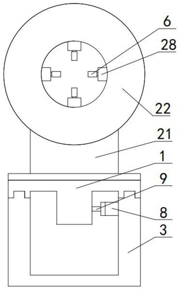 Positioning clamping device suitable for machining single-head screw pump rotor