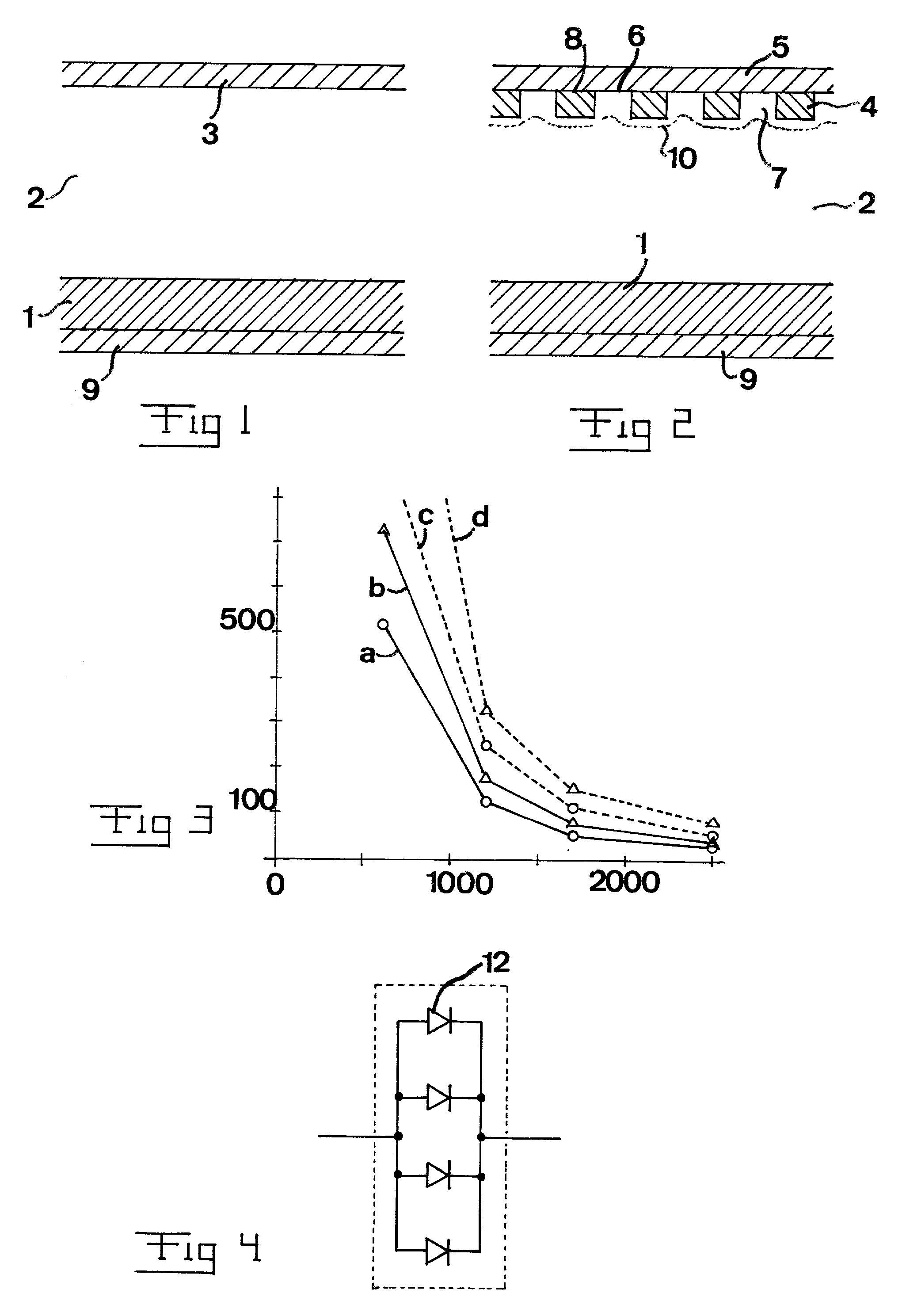 Method concerning a junction barrier schottky diode, such a diode and use thereof