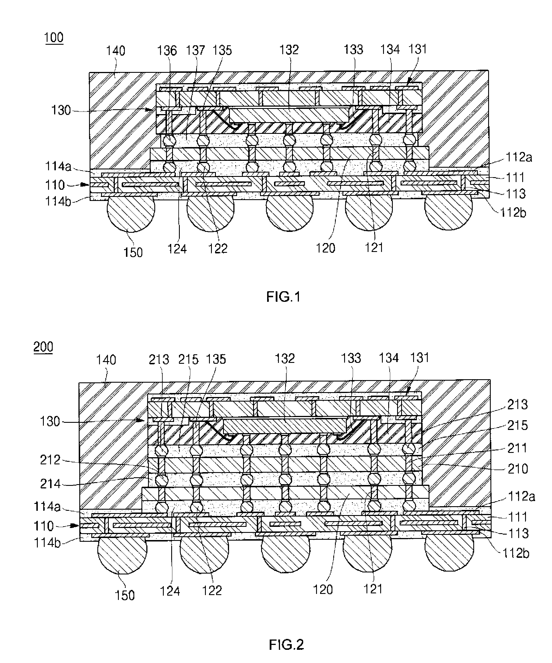 Package in package semiconductor device