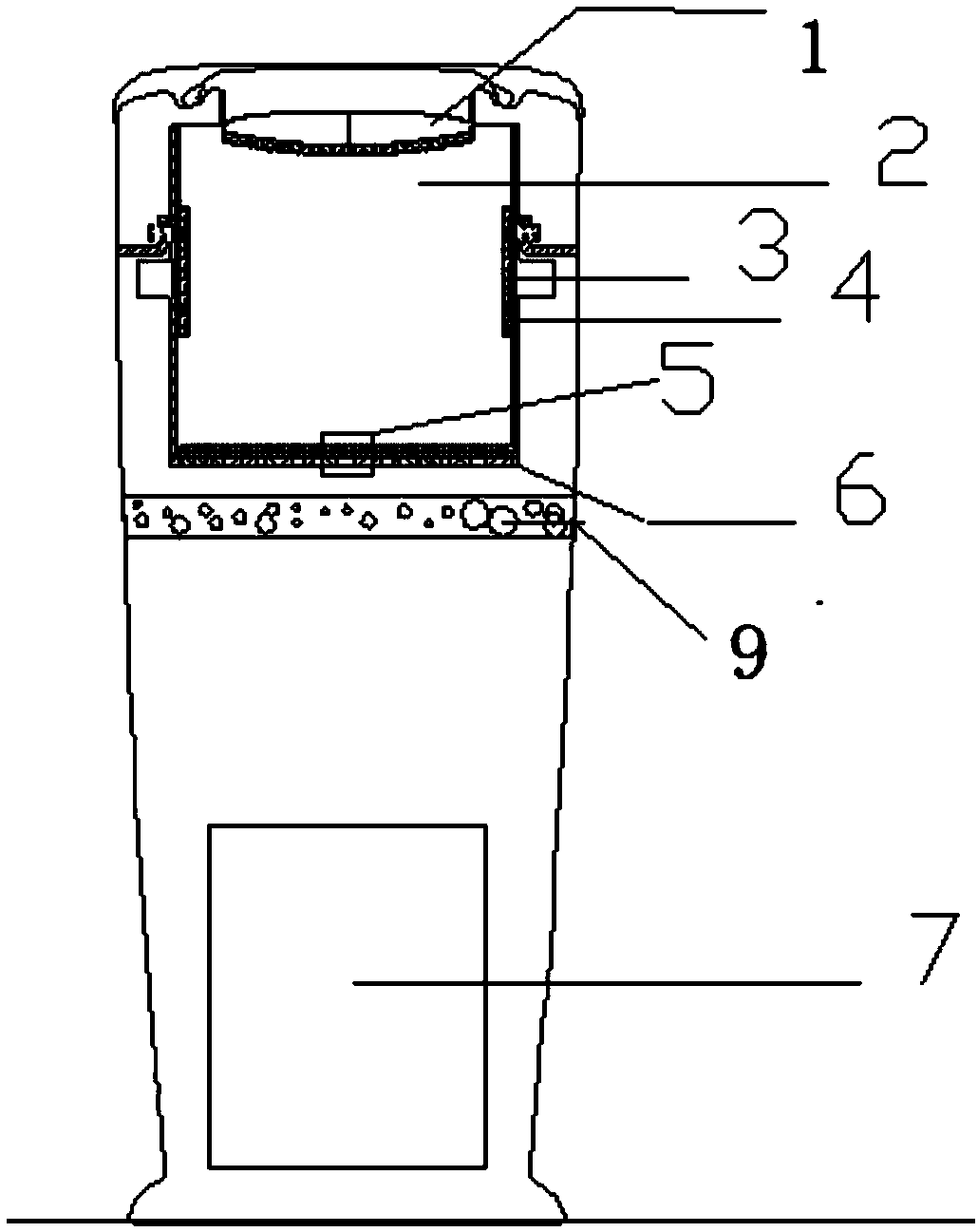 Intelligent waste sorting collection garbage can and sorting collection method thereof