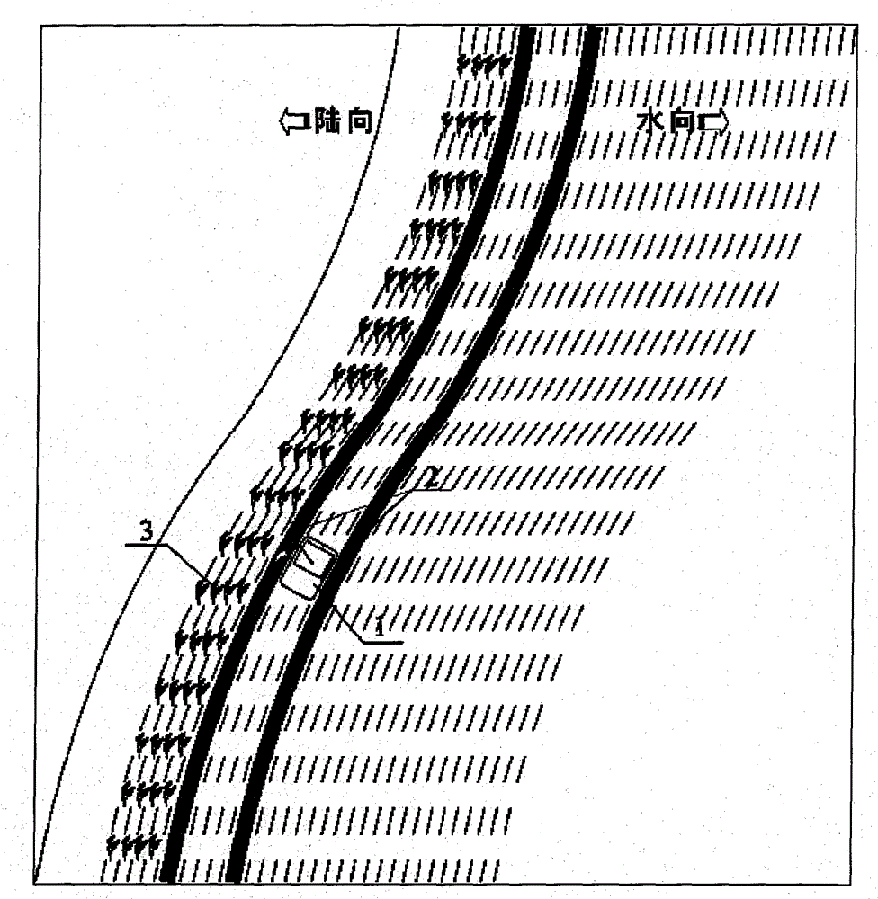 Method for restoring ecology integrating substrates, hydrology and organisms in bank collapse lakeside