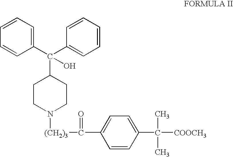 Process for the preparation of fexofenadine