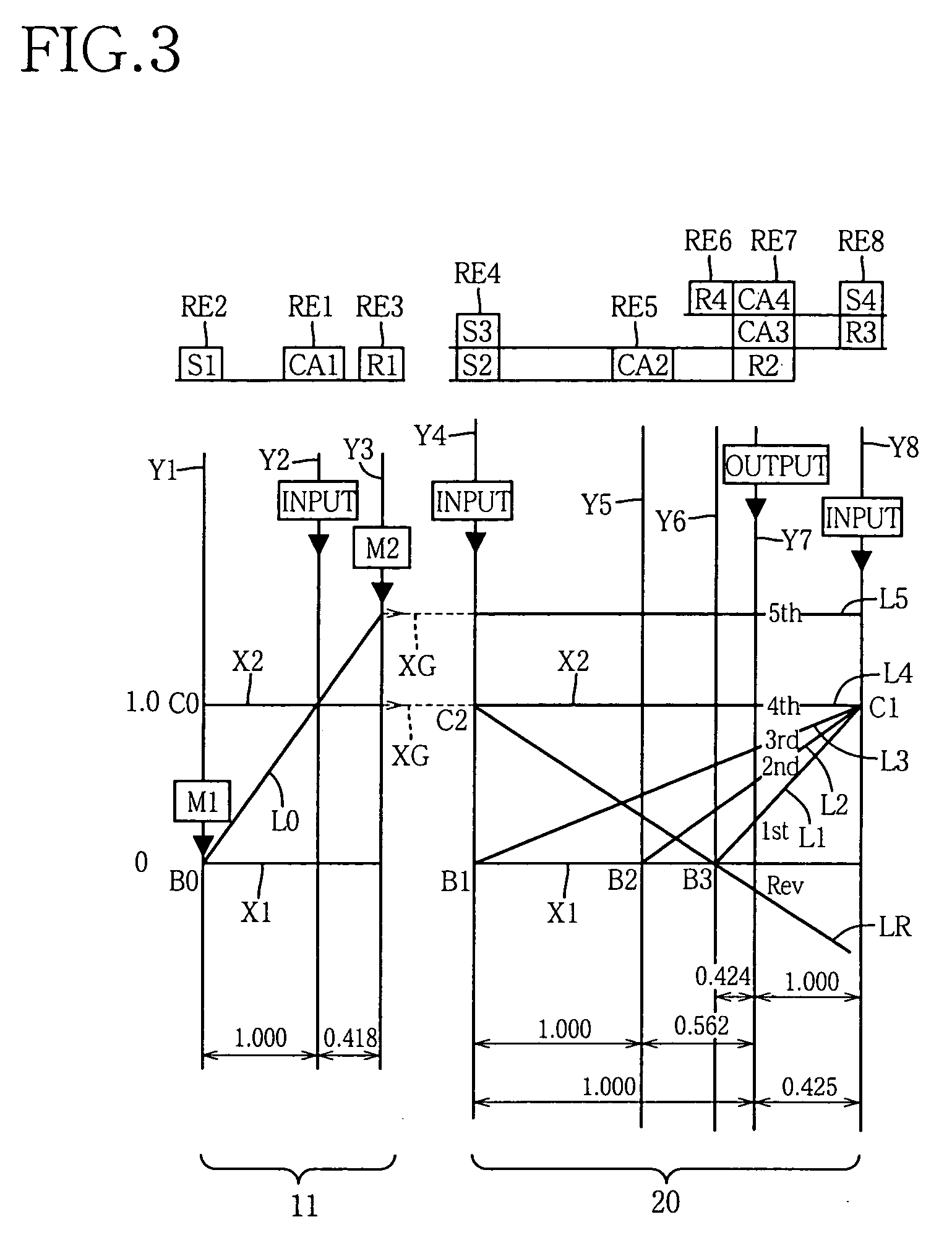 Control device for vehicular drive system