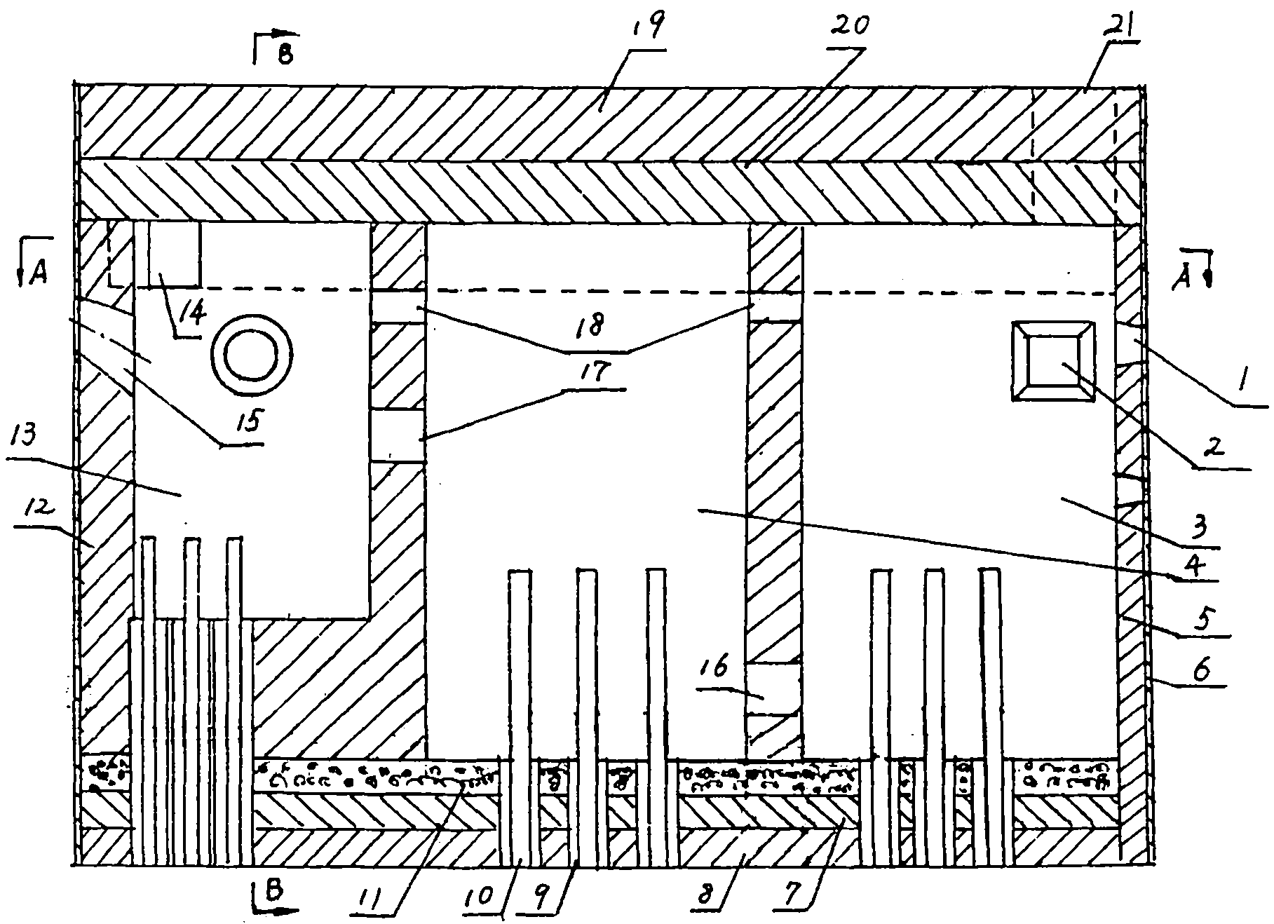 Process and apparatus for processing municipal sewage sludge by using nepheline nucleated glass