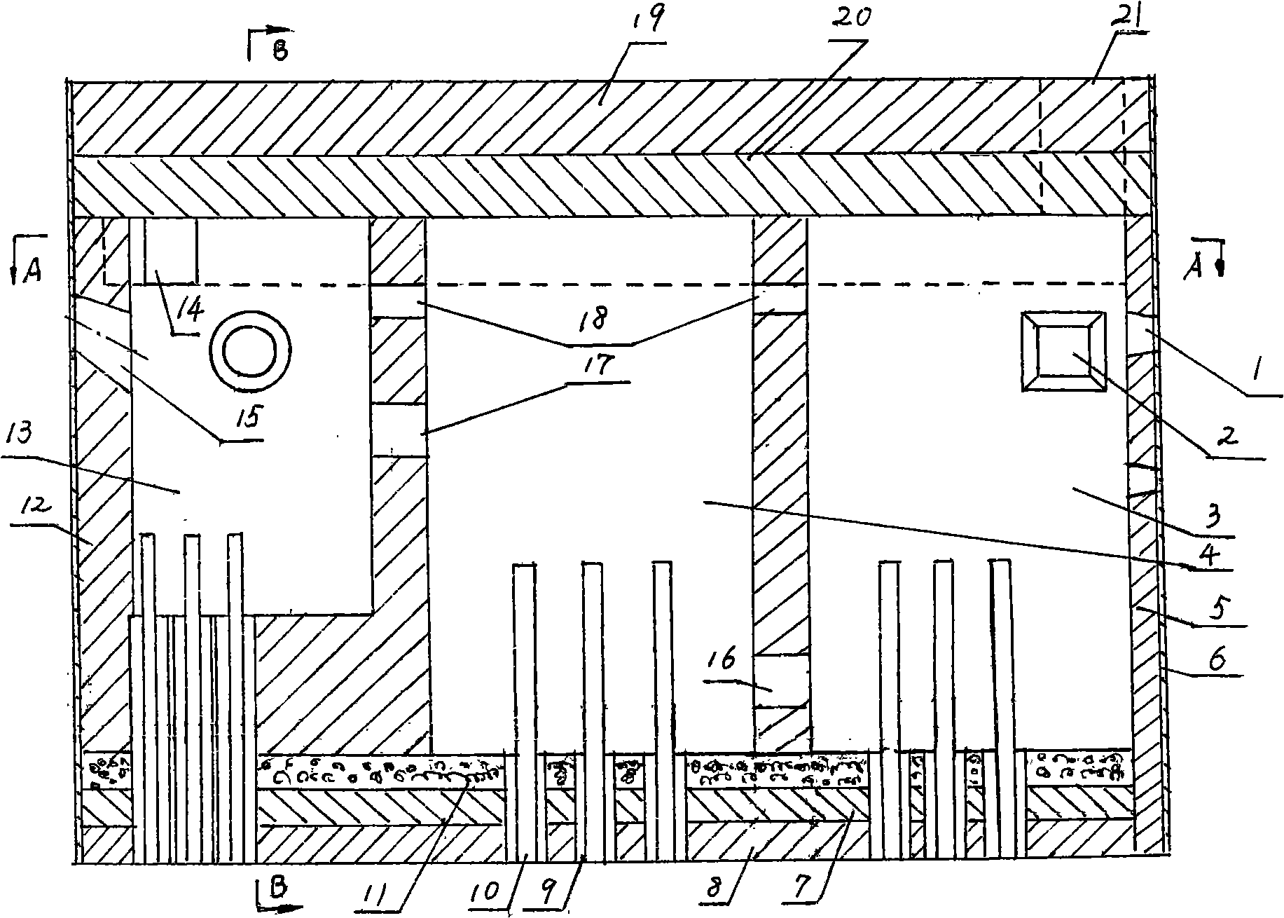 Process and apparatus for processing municipal sewage sludge by using nepheline nucleated glass