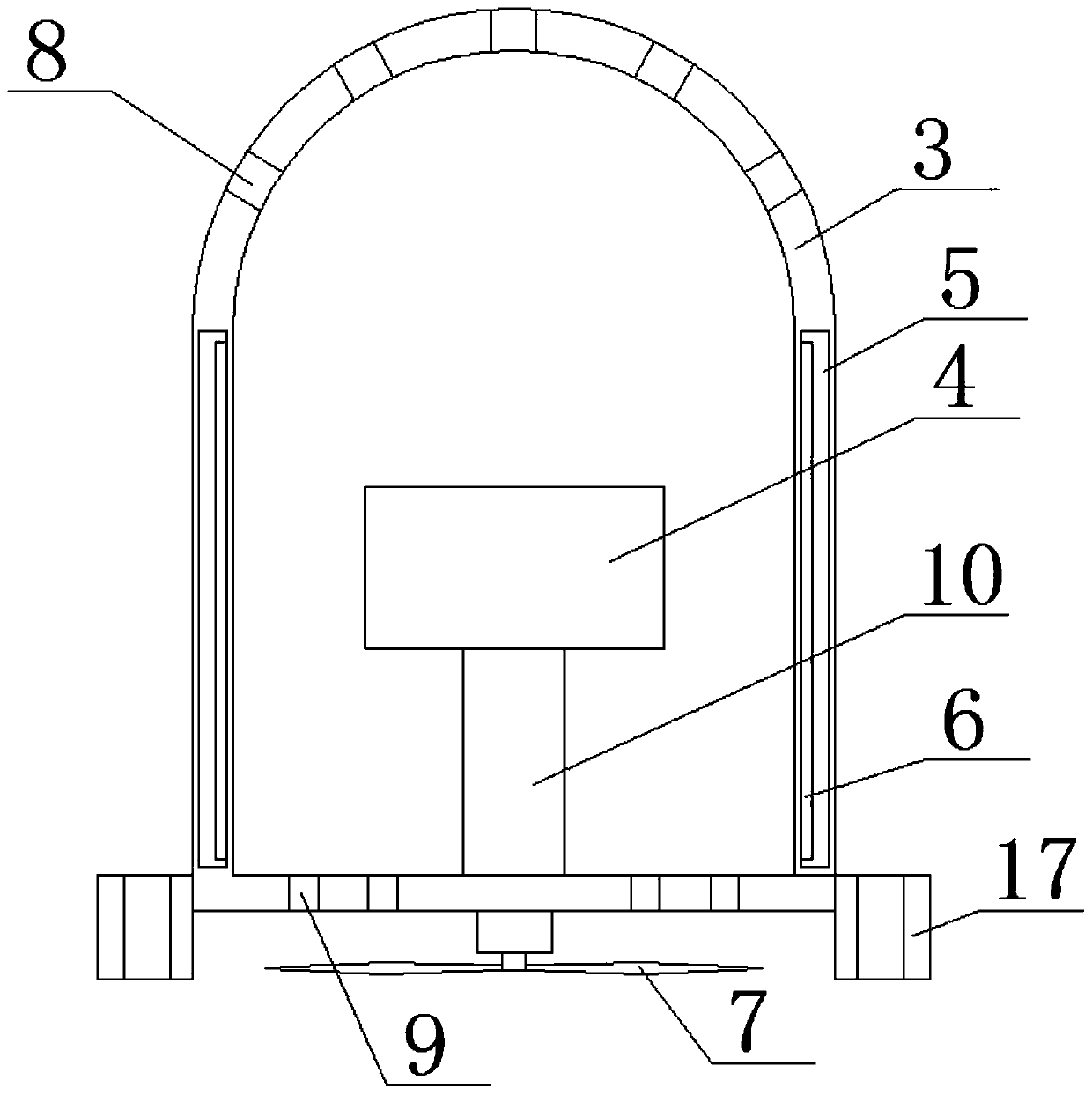 Wind farm icing monitoring and early-warning device based on electromagnetic resonance principle