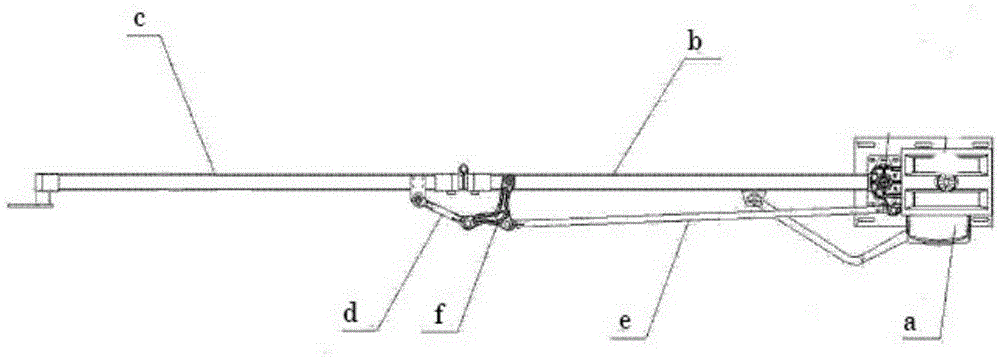 Suspension folding door with double linkage rod linkage mechanism