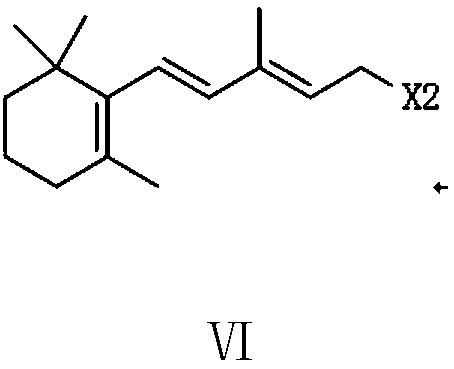 Preparation method of vitamin A acetate intermediate C15 and vitamin A acetate