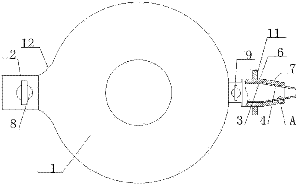 Novel anti-corrosion ship steel casting piece stop valve