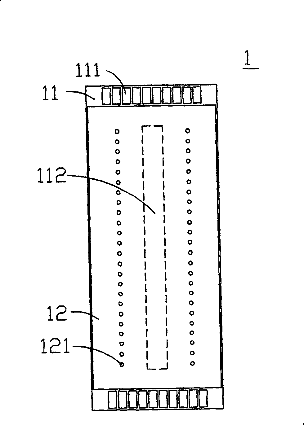 Ink jet head structure