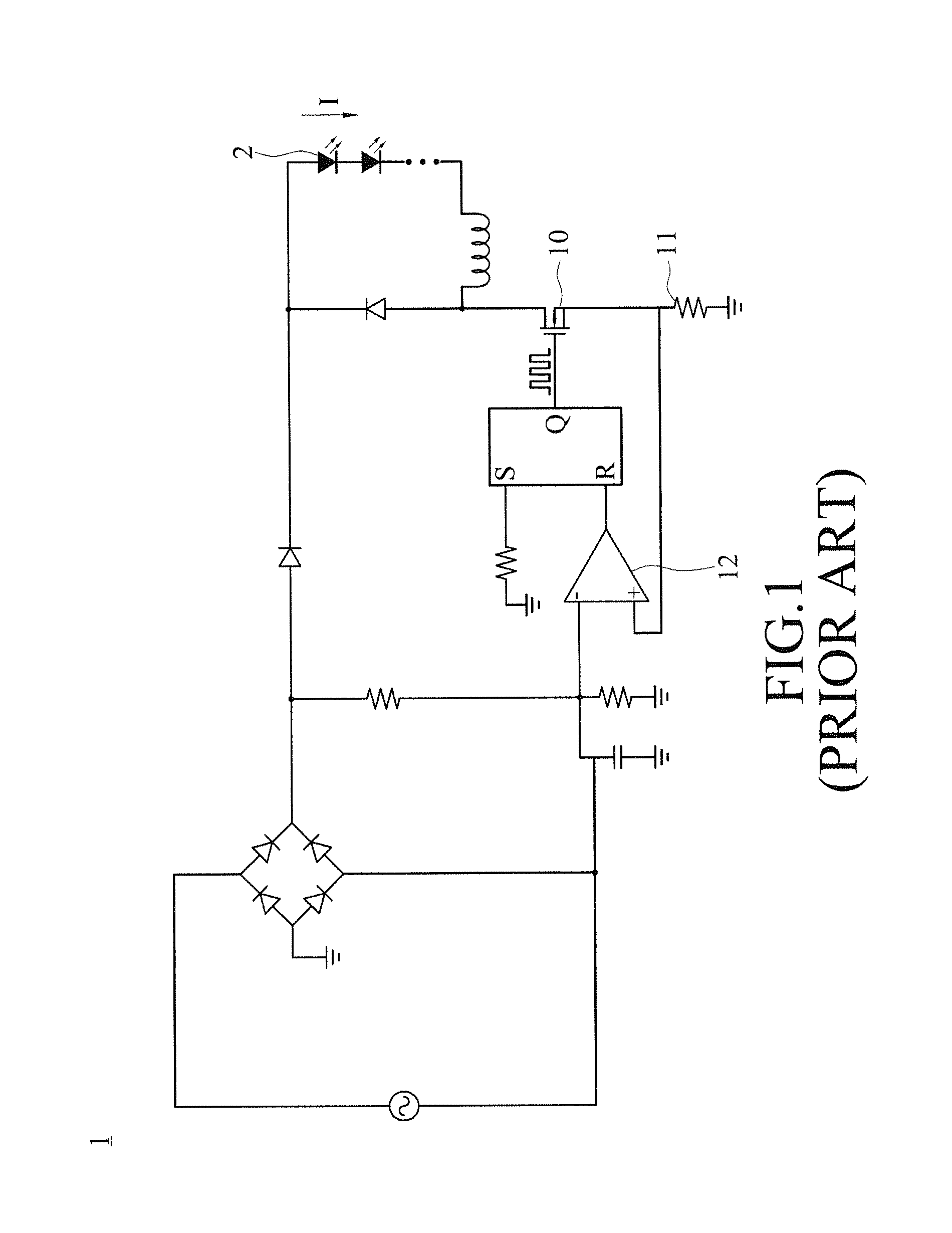 High efficiency LED driver chip and driver circuit thereof