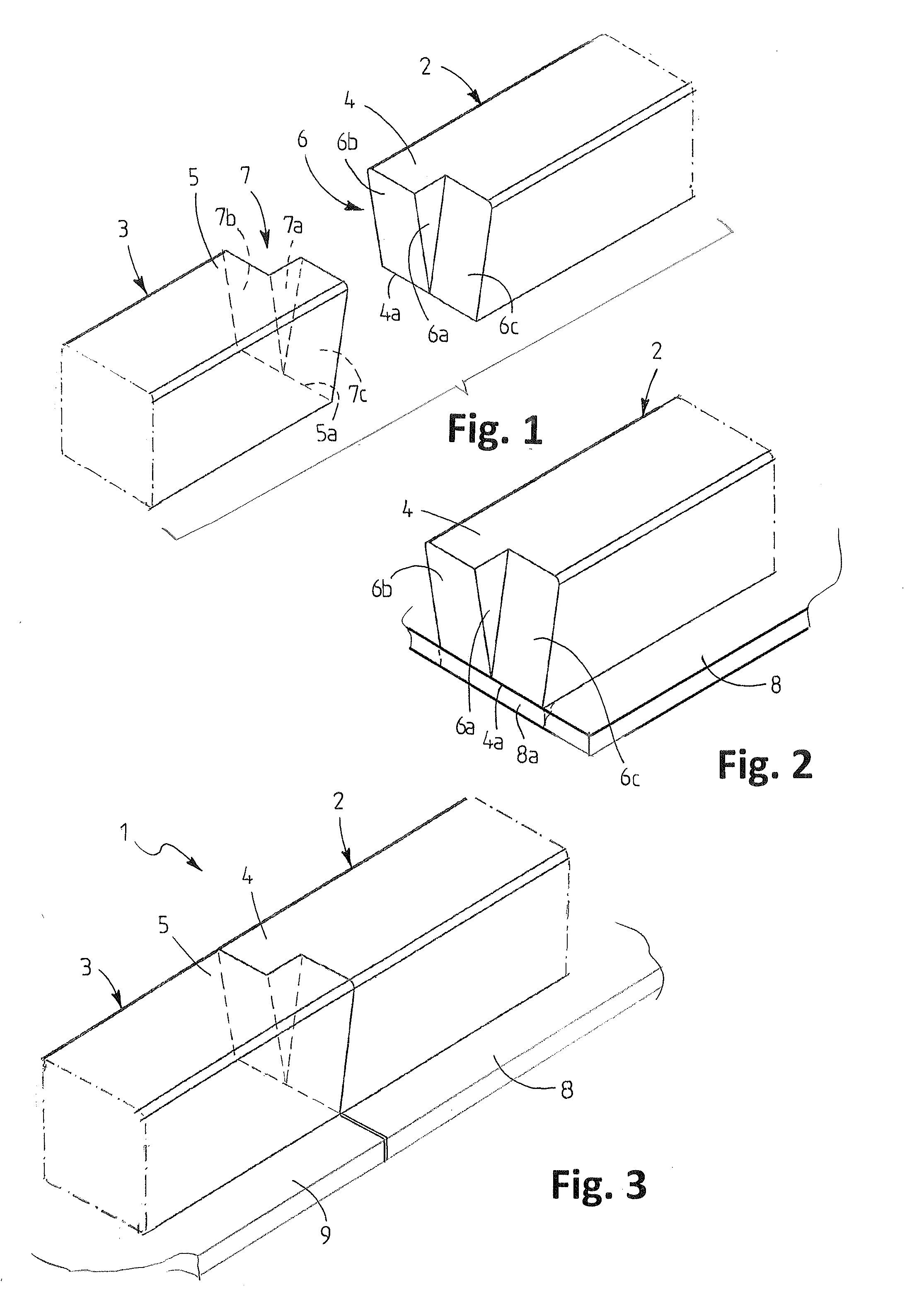 Method to form a rail joint, and a rail joint