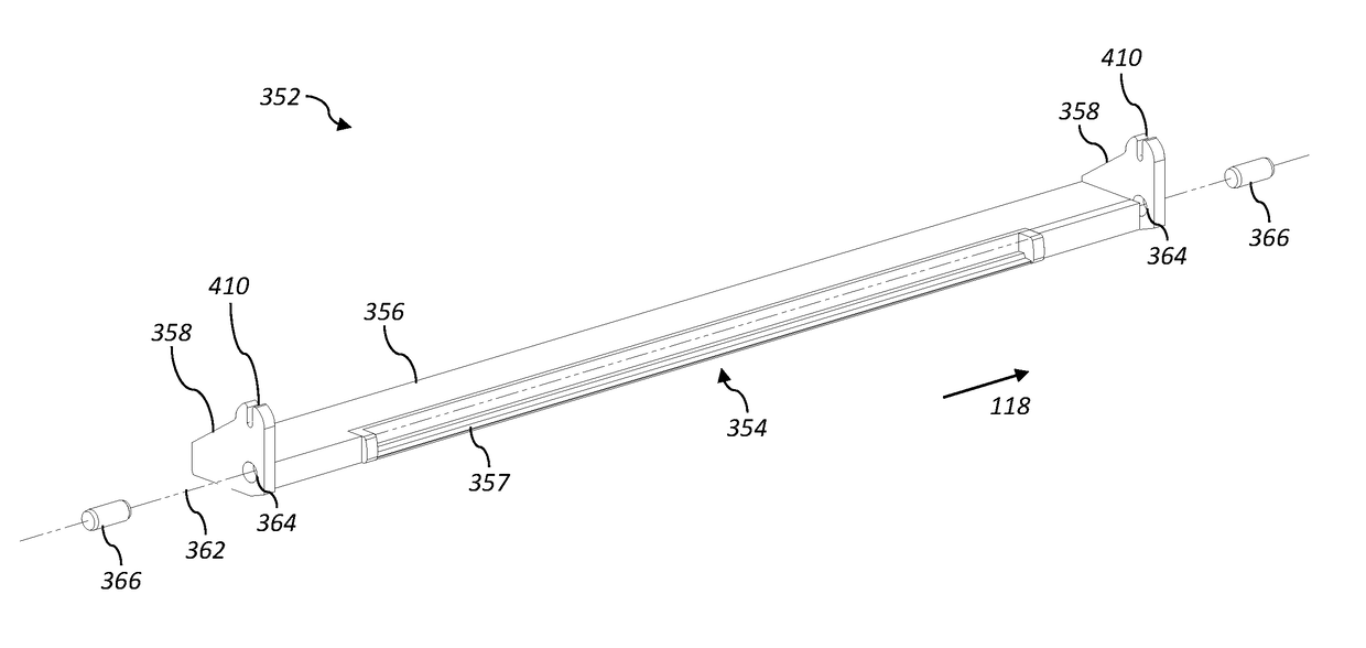 Inkjet printhead assembly with compact repositionable shutter