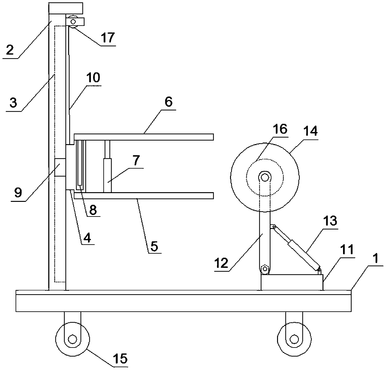 Device for grinding building decorative plate