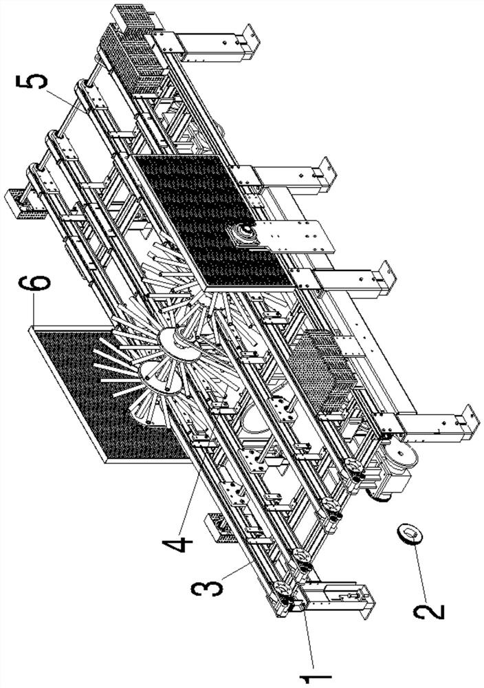 Automatic synchronously aligned plate turnover equipment