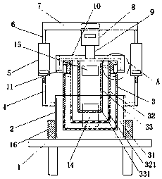 Centrifugal selection device for producing raw materials of graphene chip